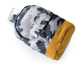 Mini Backpack Coin Purse - Gray Camo