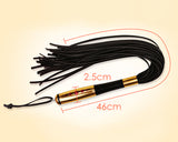 Leather Flogger PU Leather Whips for BDSM Beginners