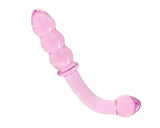 Adult Sex Toy Women Don Wand Bent Graduate Glass Pleasure Wand - Pink