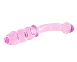 Adult Sex Toy Women Don Wand Bent Graduate Glass Pleasure Wand - Pink