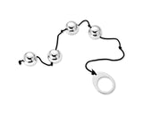 Adult Sex Toy G-spot Stimulus Silver Metal Stringed Ben Wa Power Balls