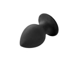 Adult Sex Toy Unisex Black Silicone Anal Butt Plug