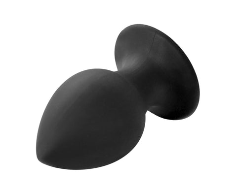 Adult Sex Toy Unisex Black Silicone Anal Butt Plug
