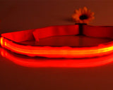 LED Running Waist Belt - Red