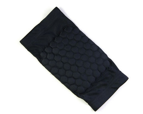 Honeycomb Knee Pad Short Sleeve Protector - Black