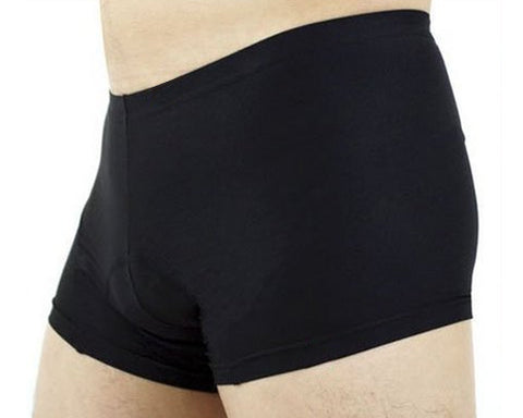 3D Sponge Cycling Underwear Shorts Pants - Black