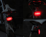 Super Bright Bike Bicycle 5 LED Headlight 5 LED Taillight Set