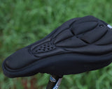 Bike Bicycle Resilience Breathable Comfort Saddle Seat Cover-Black