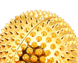 2 Pcs Magnetic Massage Palm Exerciser Ball - Gold