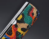 Classical Swarovski Crystal Lipstick Case With Mirror