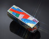 Trendy Swarovski Crystal Lipstick Case With Mirror