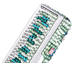 Medley Swarovski Crystal Lipstick Case With Mirror - Green