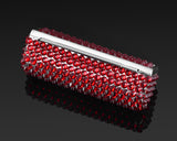 Classic Bling Swarovski Crystal Lipstick Case With Mirror - Red