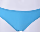 Hot Crochet Halter Bikini Set - Blue