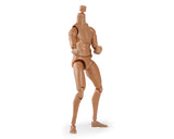 1/12 Scale Male Body Narrow Shoulder Standard 6 Inch Action Figure with 10 Interchangeable Hands