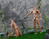 1/12 Scale Male Body Narrow Shoulder Standard 6 Inch Action Figure with 10 Interchangeable Hands