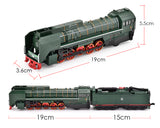 Alloy Steam Train Toy 1:87 Model with Music Light