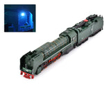 Alloy Steam Train Toy 1:87 Model with Music Light