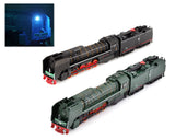 Alloy Steam Train Toy 1:87 Model with Music Light