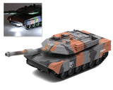 Alloy Camouflage Tank Toy Model with Sound and Light