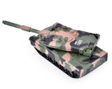 Alloy Camouflage Tank Toy Model with Sound and Light