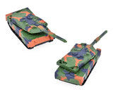 Alloy Camouflage Tank Toy Model with Sound and Light