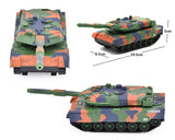 Alloy Camouflage Tank Toy Model with Sound and Light