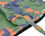 Alloy Camouflage Tank Toy Model with Sound and Light