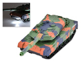 Alloy Camouflage Tank Toy Model with Sound and Light