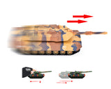 Alloy Camouflage Tank Toy Model with Sound and Light