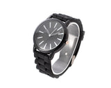 2Pcs Geneva Jelly Silicone Unisex Lover Wrist Watches