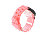 2Pcs Geneva Jelly Silicone Unisex Lover Wrist Watches