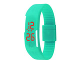 Silicone Digital LED Wrist Sport Watches for Women and Men