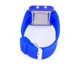 Unisex Silicone Band Mirror Dial LED Digital Sport Wrist Watch