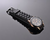 2 Pcs Geneva Silicone Quartz Analog Unisex Sport Wrist Watch