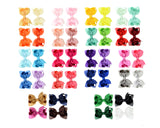 Hair Bow Clips 40 Pieces 3 Inches Alligator Clips for Kids
