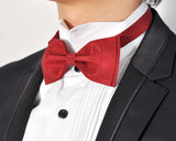 Men Adjustable Tuxedo Wedding Satin Bow Tie