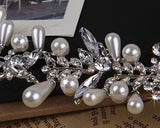 Shining Stylish Wedding Crown and Earring Jewelry set