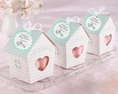 20 Pcs Sweet House Ribbon Wedding Favor Boxes