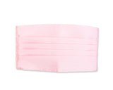 Men Handcrafted Wedding Tuxedo Satin Cummerbund - Pink