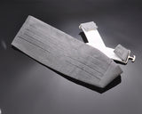 Men Handcrafted Tuxedo Linen Cummerbund - Light Gray